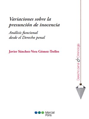 cover image of Variaciones sobre la presunción de inocencia